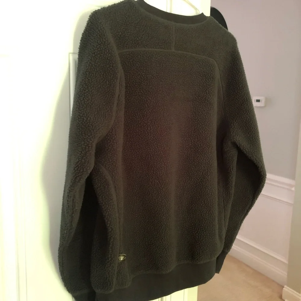 New: Howler Brothers Eleos Fleece Crewneck. Antique Black. Size Medium